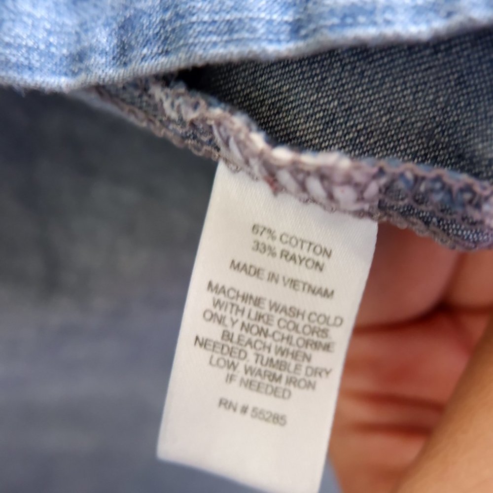Express women denim shirt - Picture 6 of 7